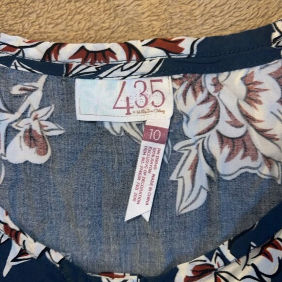 Matilda Jane 435 Girl 10 Navy (Brilliant Daydream) Everyday Dream Floral Romper - Picture 4 of 9